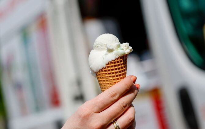 Auch die Eisdielen-Betreiber dürften sich über die Sonne gefreut haben.