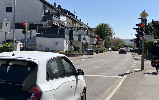 Diese Ampel sorgt in Remshalden für Ärger.