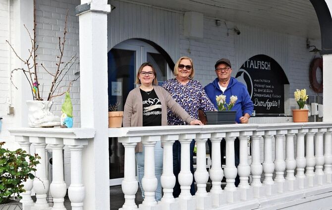 Die Familie arbeitet meist zusammen im Restaurant: Tochter Pamela Di Benedetto, Mutter Jutta D’Affritto und Vater Francesco D'Af