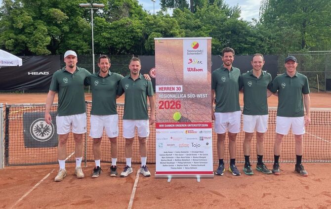 Das Team des TC Schorndorf (von links): Dominik Minkus, Michal Milko, Timur Dzialas, Daniel Csepai, Felix Gaiser und Moritz Stei