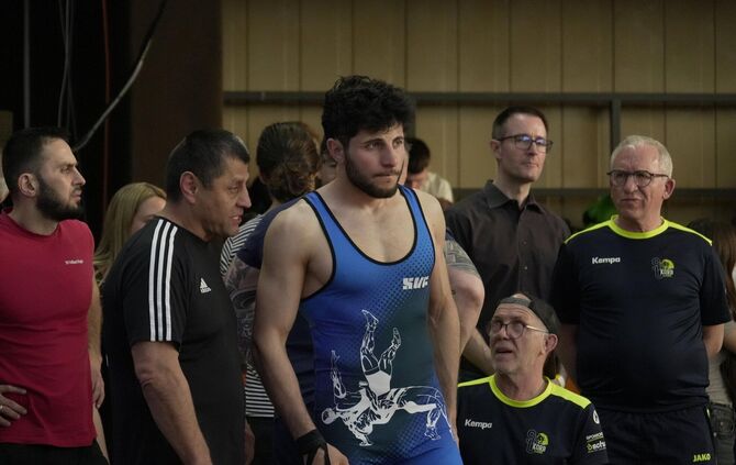 Gocha Meladze vom SV Fellbach holte sich den Titel in der Gewichtsklasse bis 72 kg.