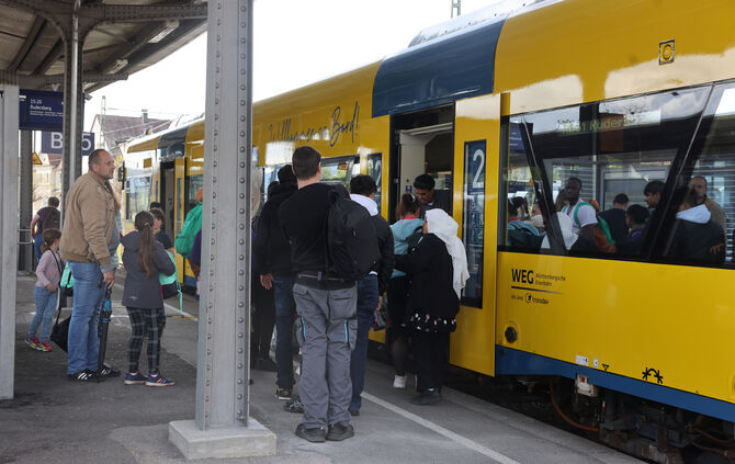 Das Angebot einer Zugverbindung nach Welzheim wurde gut angenommen. (Archivbild)