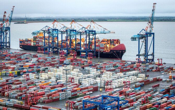 Containerhafen in Bremerhaven