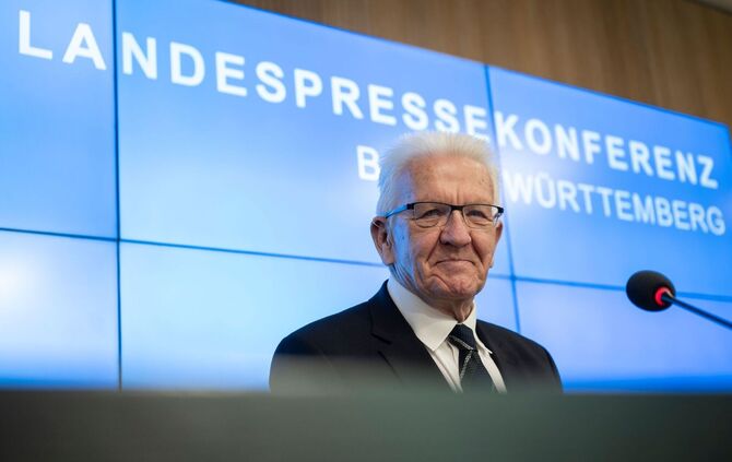 Landespressekonferenz mit Ministerpräsident Kretschmann