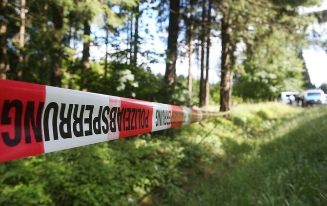 Polizeiabsperrung