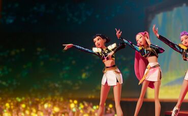 Die Band Huntrix gibt ein Megakonzert im Animationsfilm «KPop Demon Hunters». (Netflix-Handout)