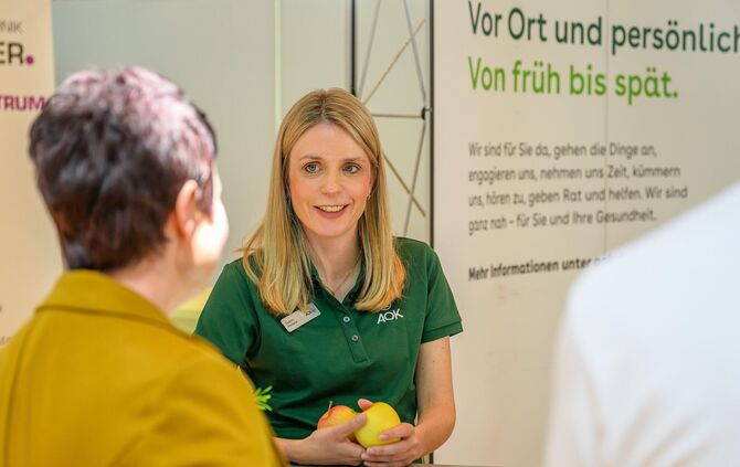 Beratungen sind auf der Messe möglich.