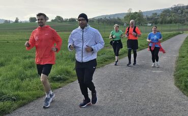 Sie wollen es nun wirklich wissen: Beim Gesundheitsprogramm "Lauf geht's" ist dieses Jahr erstmals eine Gruppe am Start, die nac
