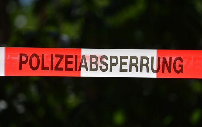 Polizeiabsperrung