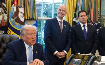 Donald Trump, Gianni Infantino, Marco Rubio