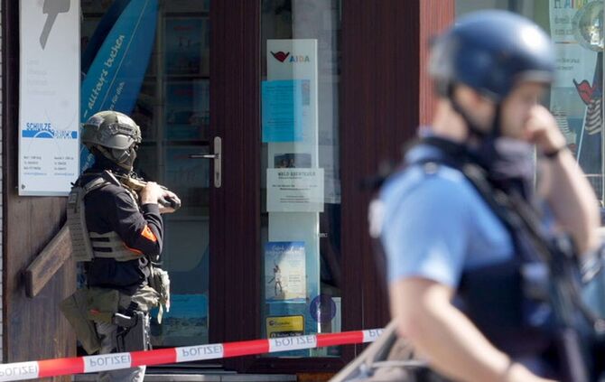 Geiselnahme in einer Bank im rheinland-pfälzischen Sinzig