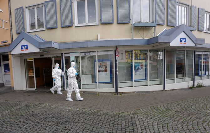 Geiselnahme in einer Bank im rheinland-pfälzischen Sinzig