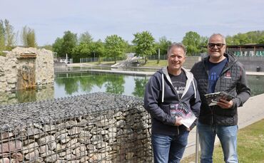 Bei Bäderbetriebsleiter Jörg Bay und Jürgen Dobler, den Machern der Veranstaltungsreihe, ist die Vorfreude auf "Kultur am See" r