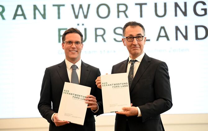 Vorstellung Koalitionsvertrag in Baden-Württemberg