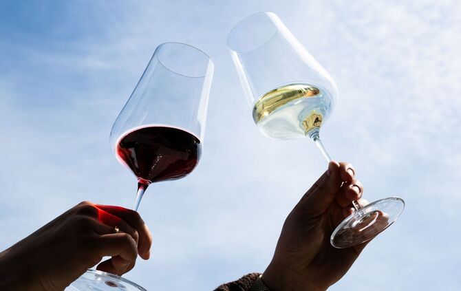 Rot- und Weißwein