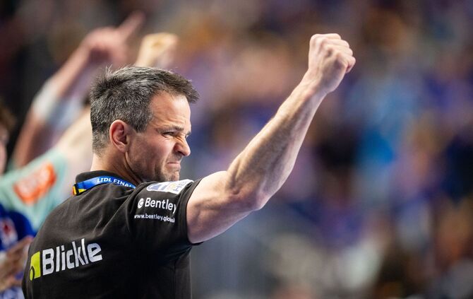 Trainer Matthias Flohr vom HBW Balingen-Weilstetten