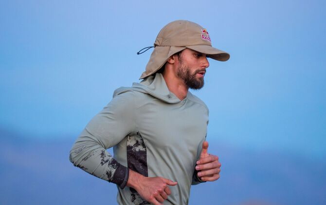 Arda Saatçi bei seinem Lauf