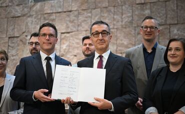 Unterzeichnung Koalitionsvertrag in Baden-Württemberg