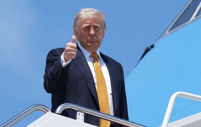 US-Präsident Donald Trump reist nach China