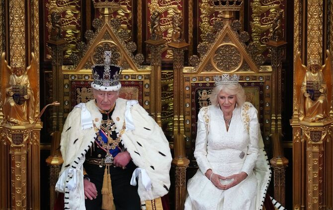 Parlamentseröffnung mit der «King's Speech» in London