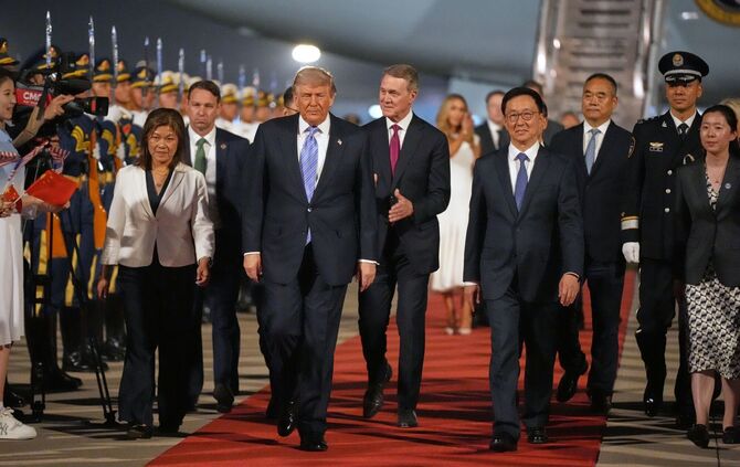 US-Präsident Trump in China