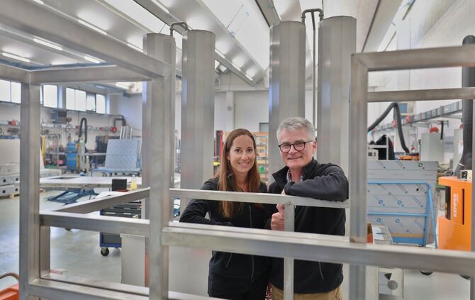 Neu am Standort Welzheim: Firma Germos Ness ist aus dem Remstal hochgezogen. Die Inhaber Eva Hilgert-Wurster (l.) und Bernd Wurs