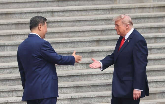 US-Präsident Trump in China