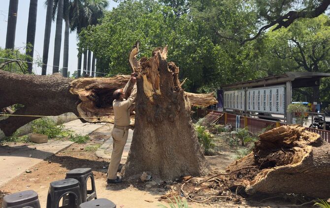 Unwetter in Indien