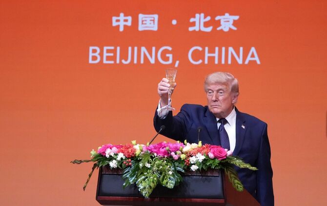 US-Präsident Trump in China