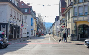 Bahnhofstraße in Fellbach (Archivfoto).