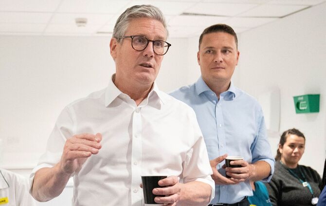 Keir Starmer und Wes Streeting