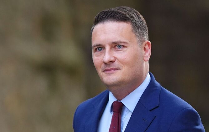 Der britische Gesundheitsminister Wes Streeting