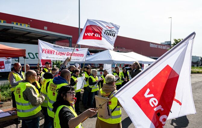 Warnstreik im Großhandel in Berlin und Brandenburg