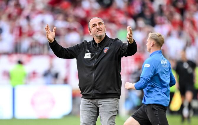 Frank Schmidt und der FCH wollen noch in die Relegation. (Archivbild)