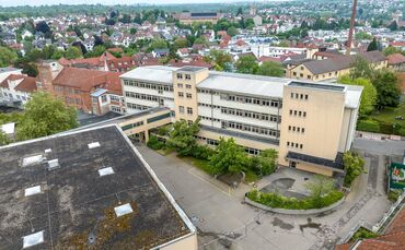 Oppenländer-Areal nahe der Innenstadt und unweit des Bahnhofs Waiblingen: Seit den sechziger Jahren waren in der alten Möbelfabr
