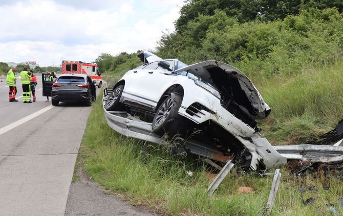 Schwerer Unfall auf der A6