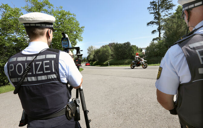 Geschwindigkeitskontrolle im Rems-Murr-Kreis (Symbolfoto).