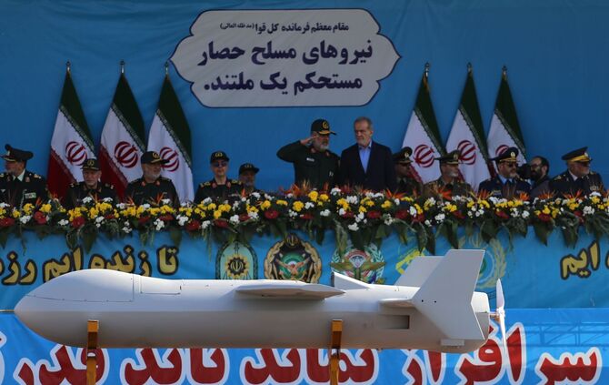 Militärparade im Iran