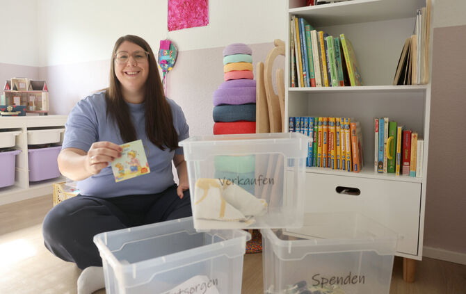 Aufräumprofi Sina Gutwinski weiß, wie die Wohnung auch mit Kindern ordentlich braucht.