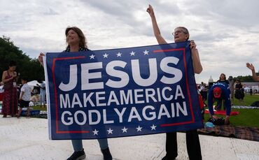 Gebetsveranstaltung konservativer Christen zu 250 Jahre USA