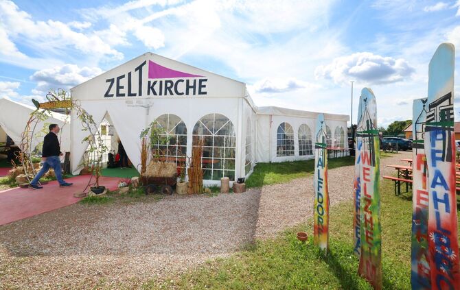Zwei Wochen Zeltkirche sind zu Ende gegangen - was sagen die Veranstalter, war es ein Erfolg?