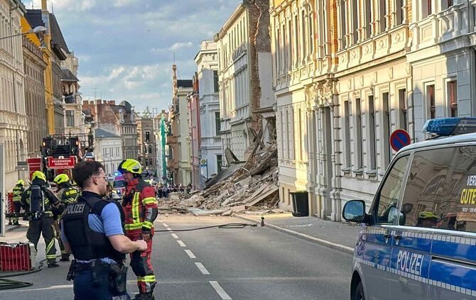 Haus in Görlitz eingestürzt