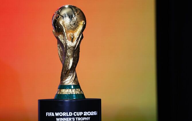 Der Pokale der Fußball-WM