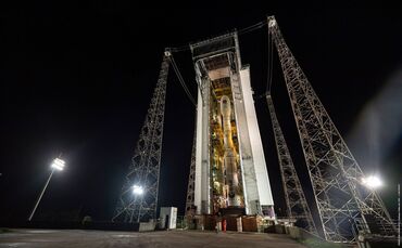 Eine Vega-C-Rakete nahm den Satelliten an Bord.