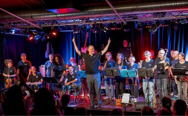 Groove Inclusion nach einem Auftritt.