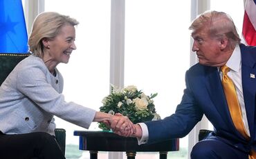 US-Präsident Trump trifft von der Leyen
