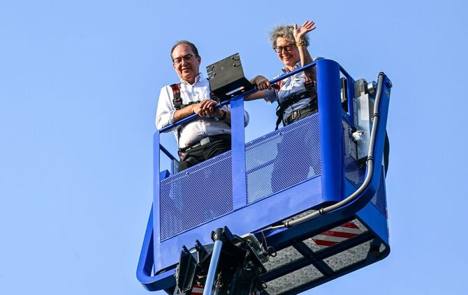 Sommerreise Innenminister Dobrindt - THW