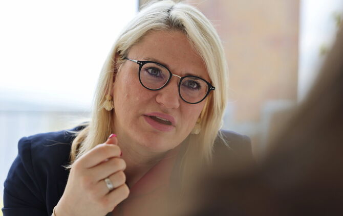 Christina Stumpp, CDU, ist direkt gewählte Abgeordnete aus dem Wahlkreis Waiblingen und Vize-Generalsekretärin der Christdemokra