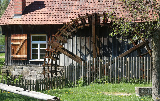 Beliebtes Ausflugsziel im Wieslauftal: Die Ölmühle in Michelau.