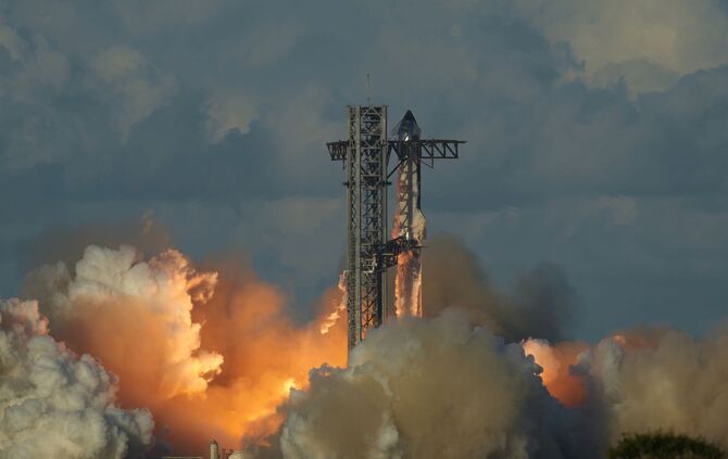 Das Starship der Raumfahrtfirma SpaceX